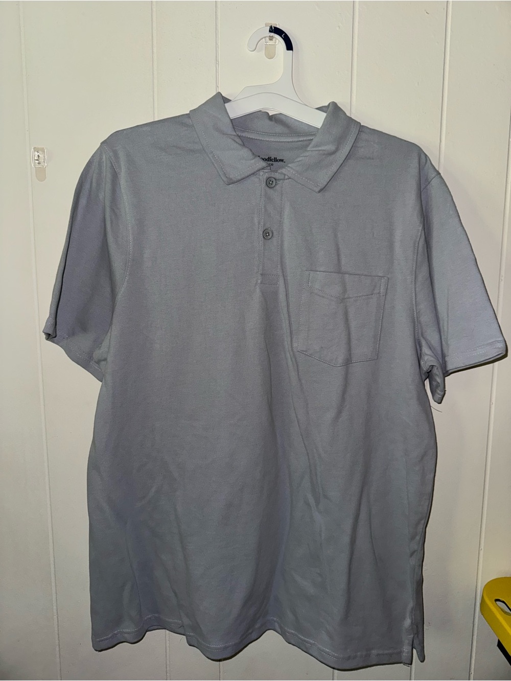 Goodfellow & Co Light Gray Men's Polo with Chest Pocket